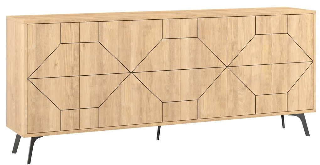 Estante Form – Nogueira e Branco – 90x132x32 cm