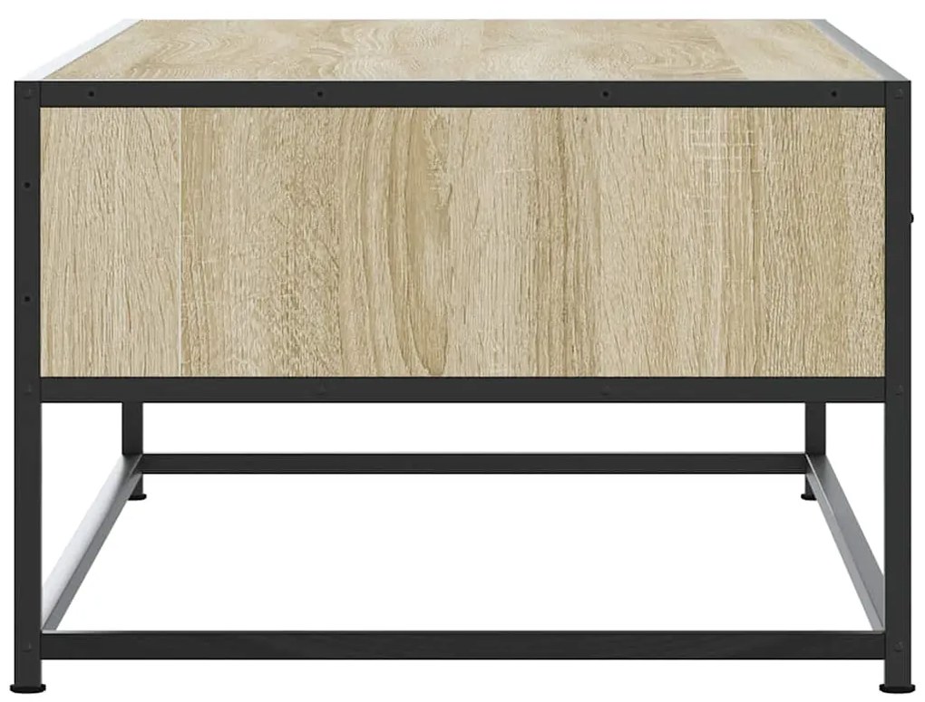 Mesa de centro 100x50x35cm deriv. madeira/metal carvalho sonoma