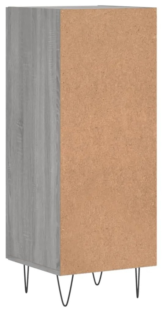 Aparador 34,5x34x90 cm derivados de madeira sonoma cinzento