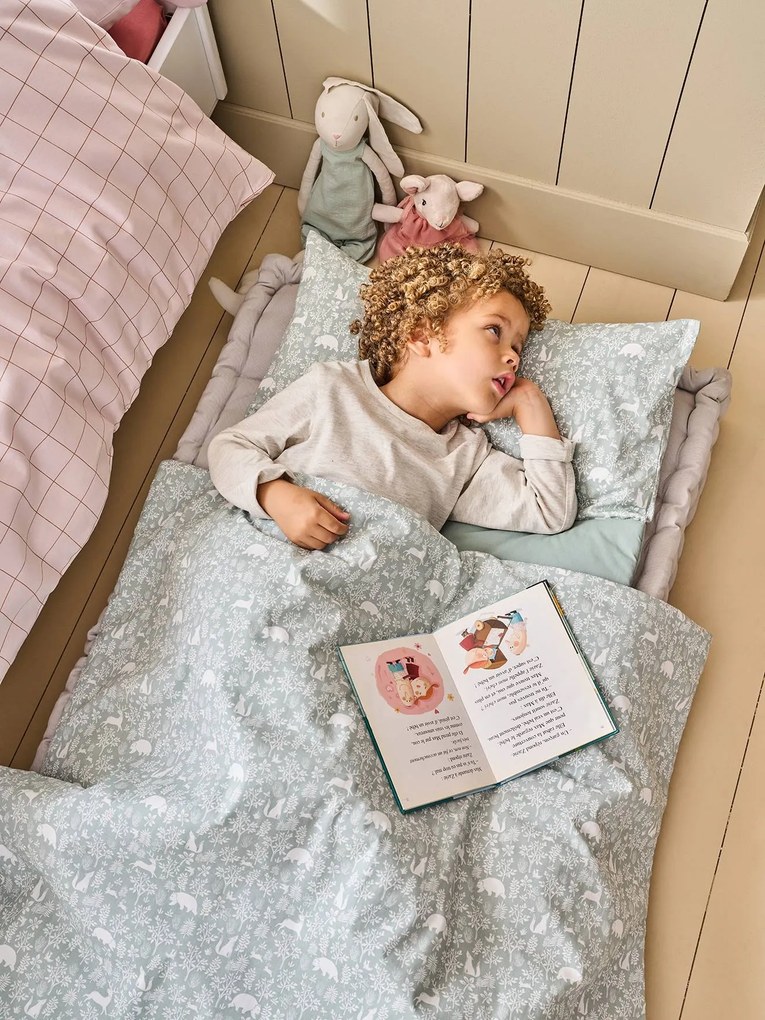 Pronto-a-dormir personalizável, especial autonomia, Minili Na Floresta verde-salva