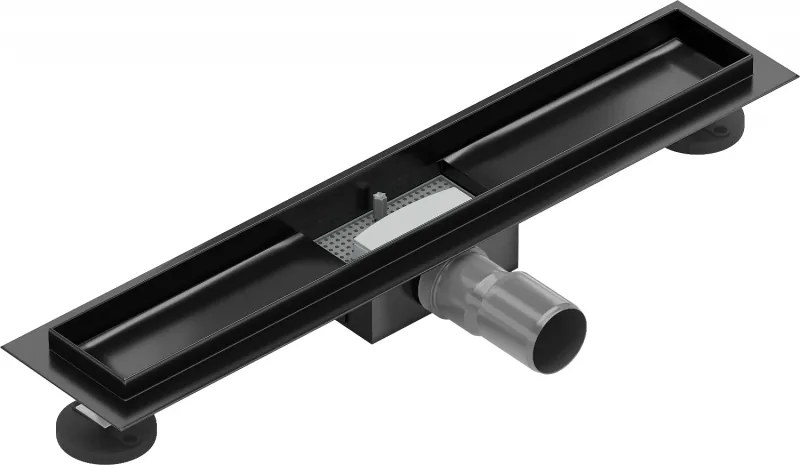 Mexen Flat corpo para ralo linear 60 cm, preto - 1715060