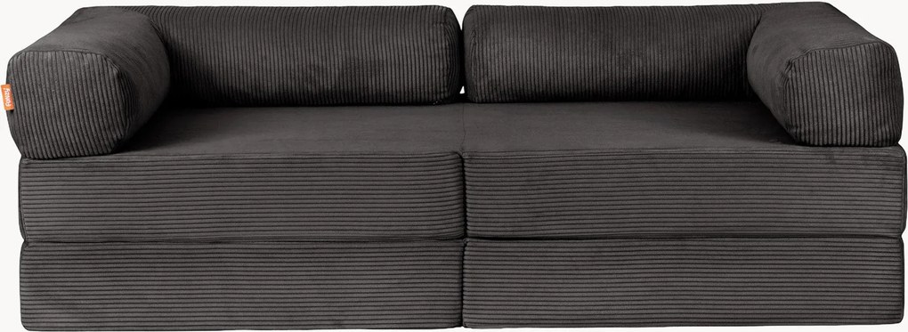 Sofá modular em bombazina Family Funzy (2 lugares)