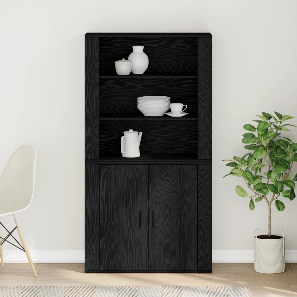 Highboard Carvalho Preto Madeira