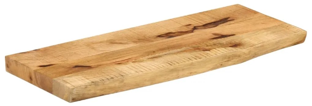 Tampo de mesa c/ borda viva 70x30x3,8cm mangueira áspera maciça