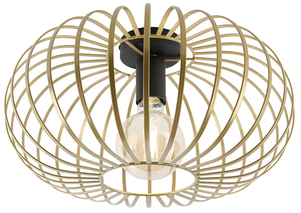 LED Candeeiro de teto inteligente dourado 39 cm c/ Wi-Fi G95 - Johanna Design