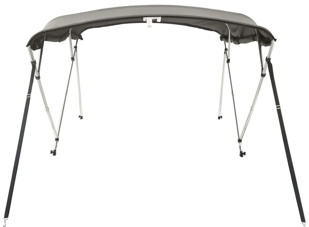 Toldo de 4 arcos Bimini c/ paredes laterais 243x(170-182)x137cm