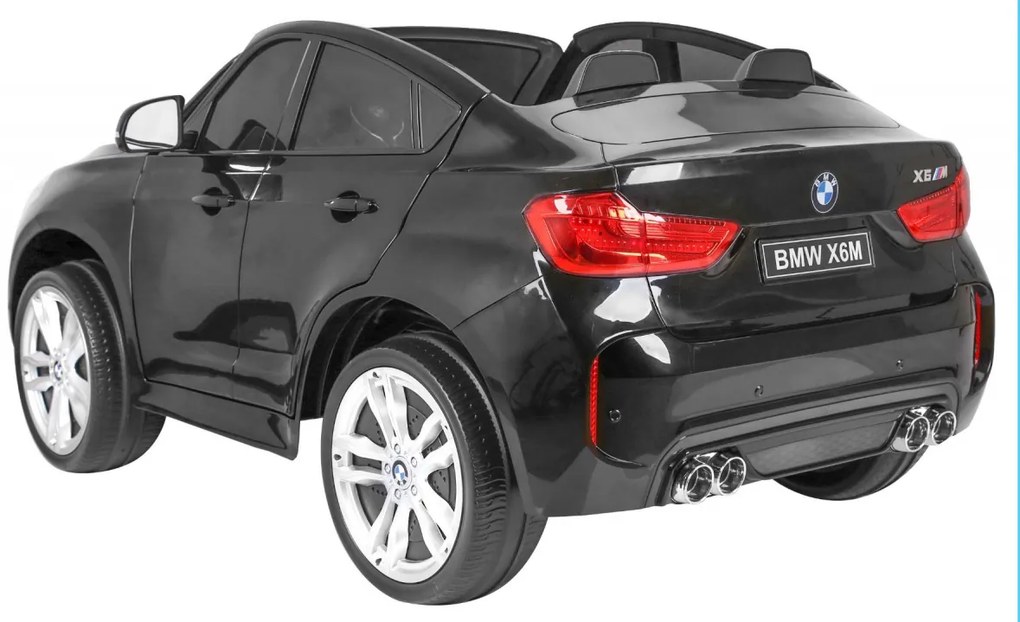 Carro elétrico para Crianças 12V 2 Lugares BMW X6 XXL Preto