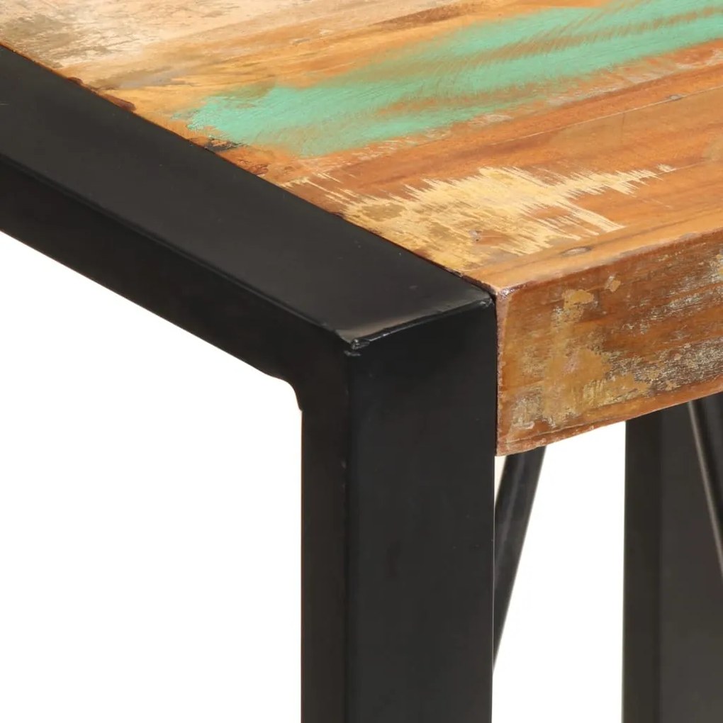 Mesa de bar 60x55x110 cm madeira recuperada maciça