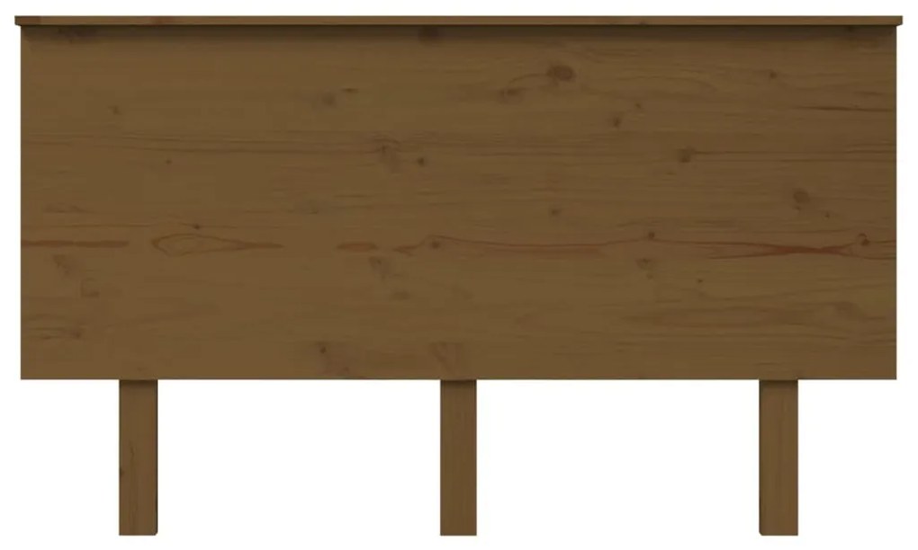 Cabeceira de cama 139x6x82,5 cm pinho maciço castanho mel