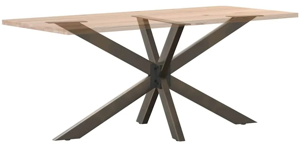 Pé de mesa de jantar em formato de aranha, preto, 150x78x(72-73) cm, a