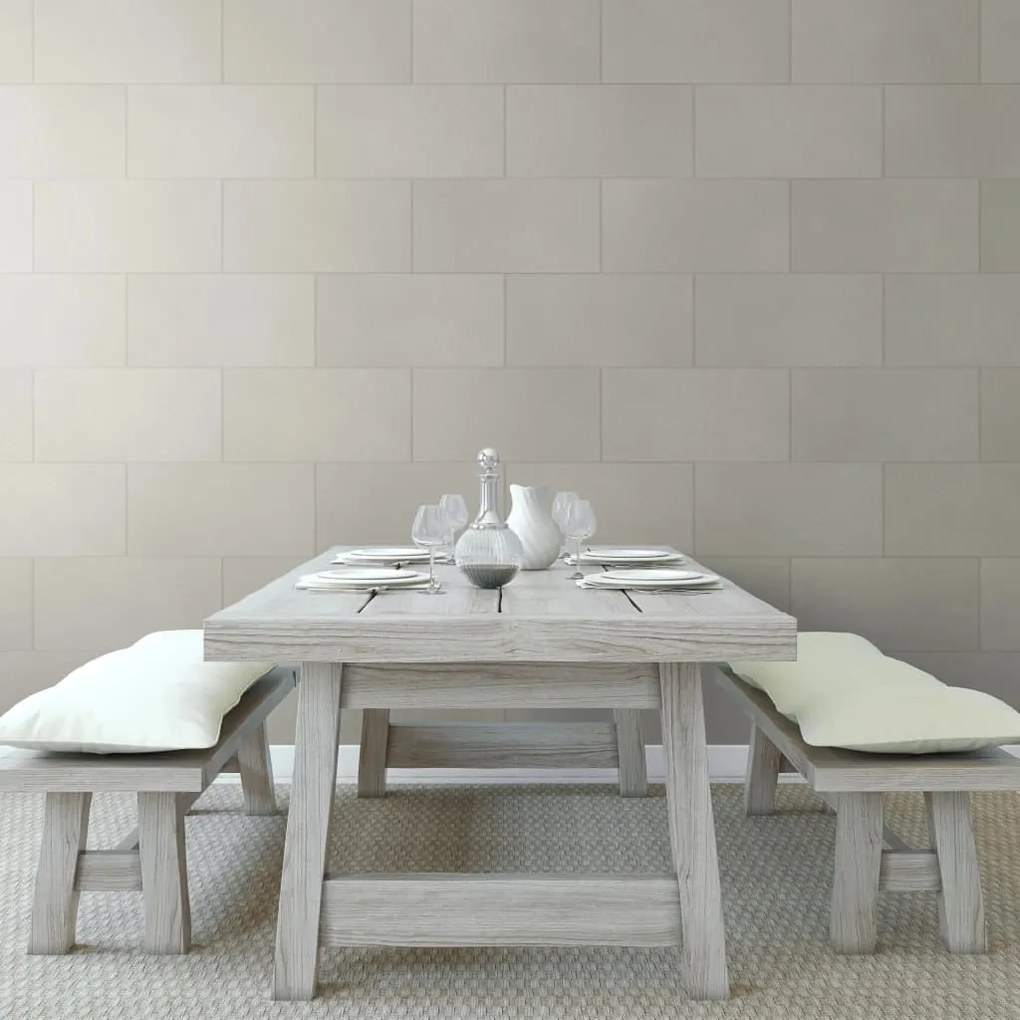 434303 Grosfillex Ladrilho revest. Gx Wall+ 11pcs 30x60 cm pedra cinza-claro