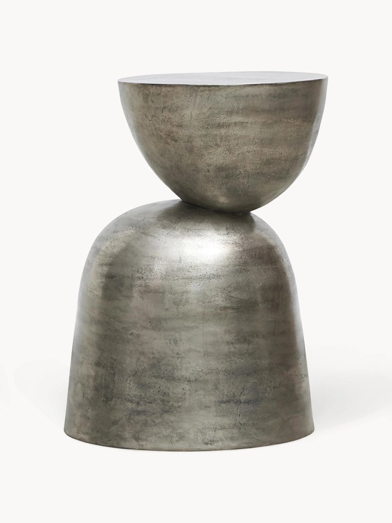 Mesa de apoio artesanal em alumínio Heena