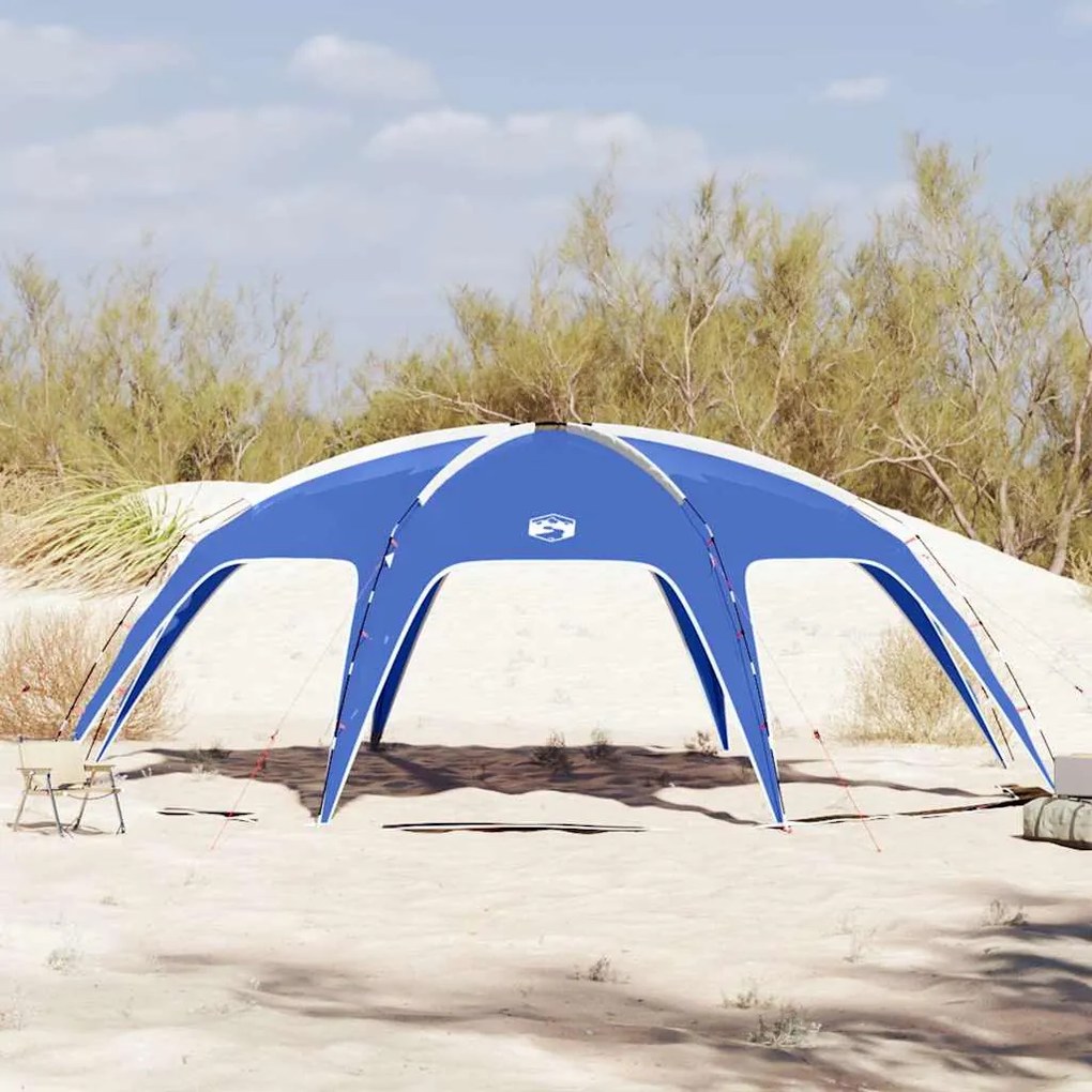 Tenda de festas impermeável azul ciano