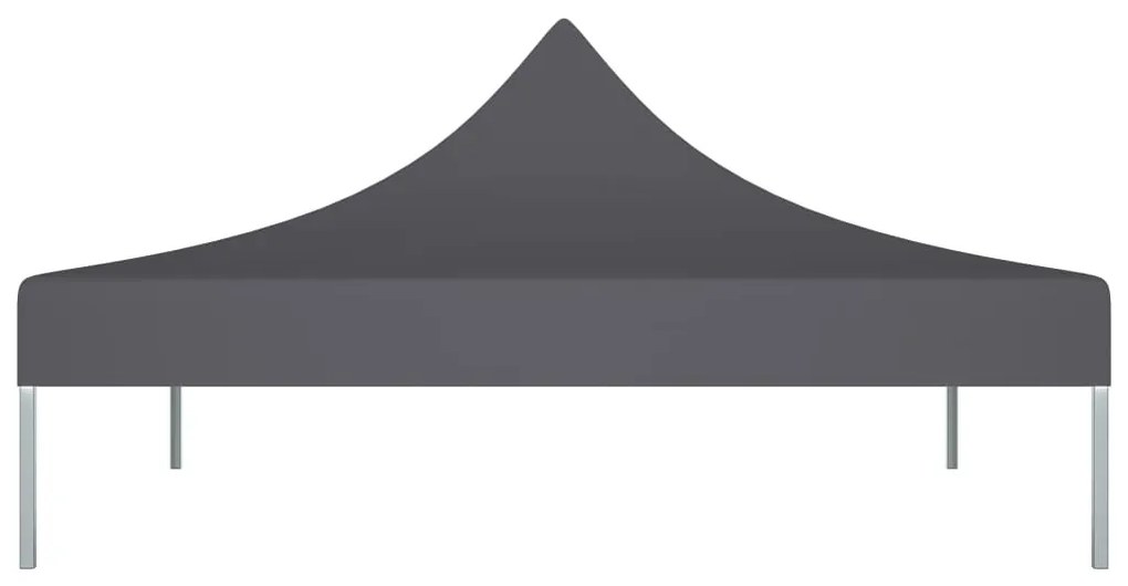 Teto para tenda de festas 2x2 m 270 g/m² antracite