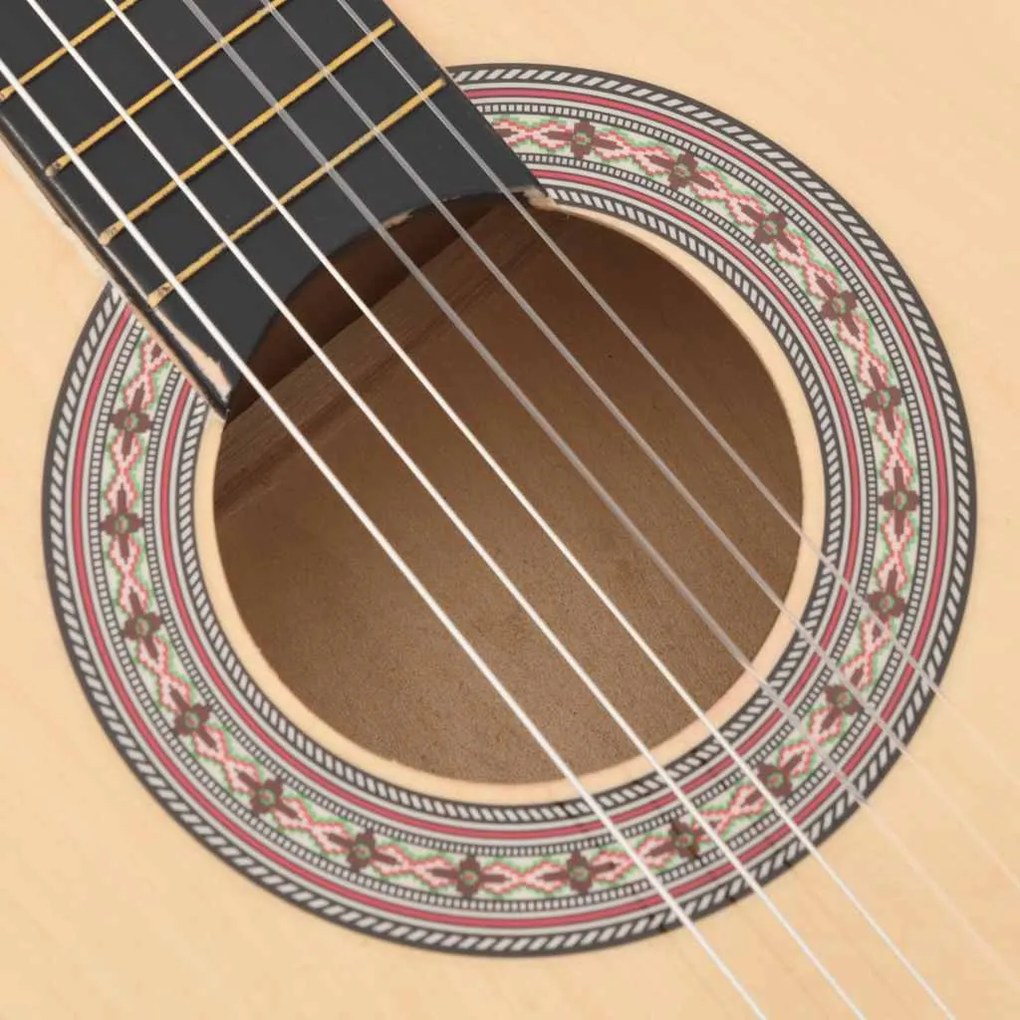 12 pcs conjunto de guitarra acústica cutaway com 6 cordas 38"