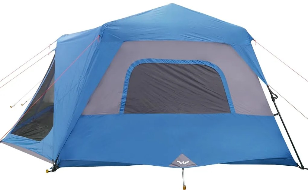 Tenda familiar 10 pessoas libertação rápida impermeável azul