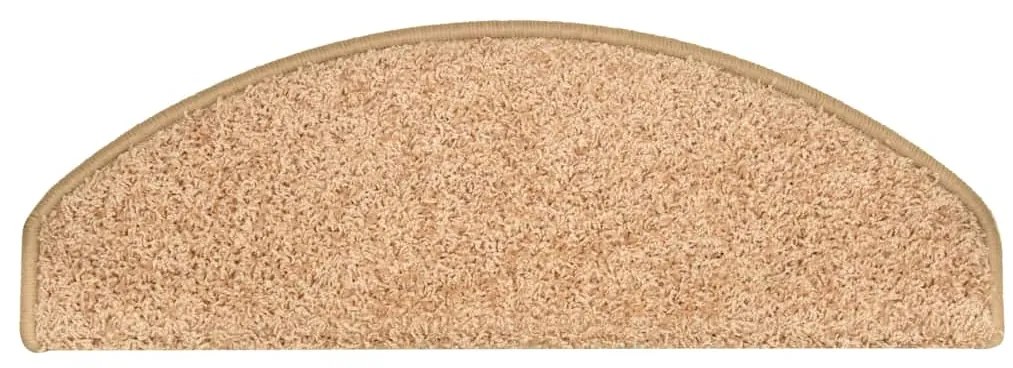 Tapetes de escadas 30 pcs 65x21x4 cm dourado