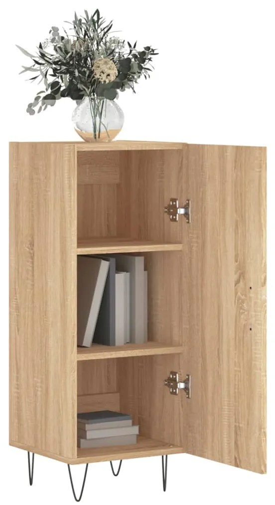 Aparador 34,5x34x90 cm madeira processada cor carvalho sonoma