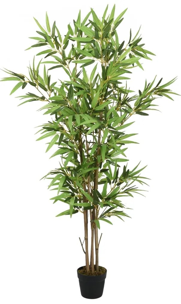 Árvore de bambu artificial 368 folhas 80 cm verde