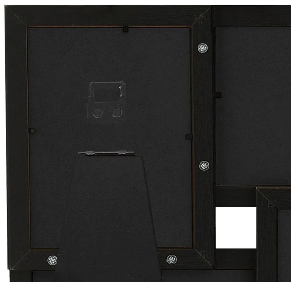 Moldura para 4x(13x18 cm) fotografias MDF preto