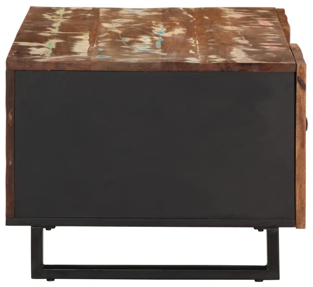 Mesa de centro 100x54x40cm madeira recuperada/derivados madeira