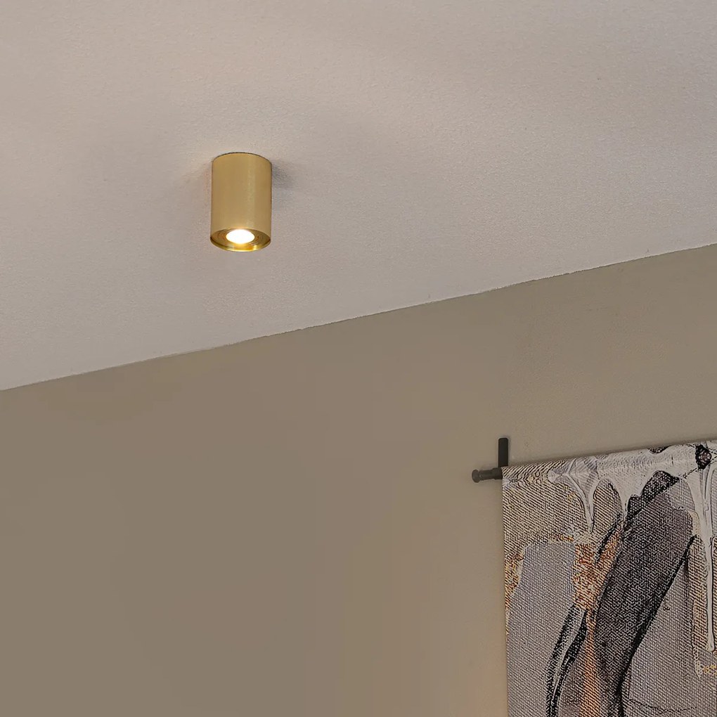 Conjunto de 4 focos dourado/latão ajustáveis - Rondoo up