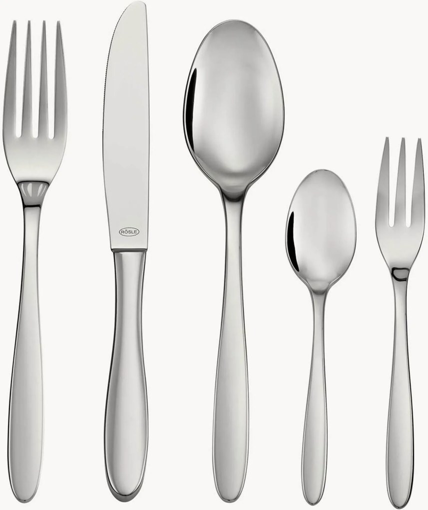 Conjunto de talheres muito polidos Culture, 12 pessoas, conjunto de 60