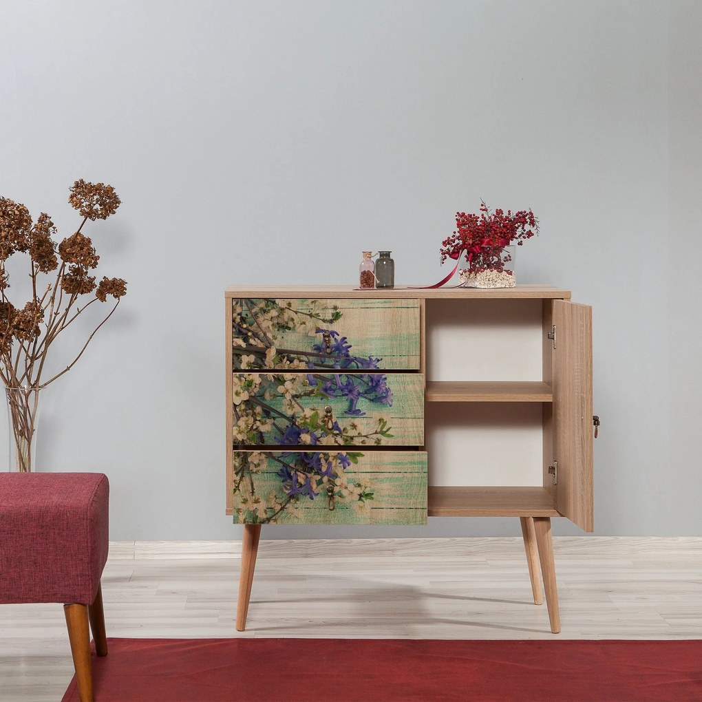 Cómoda Verybox – Carvalho Sonoma – 90x90x40 cm