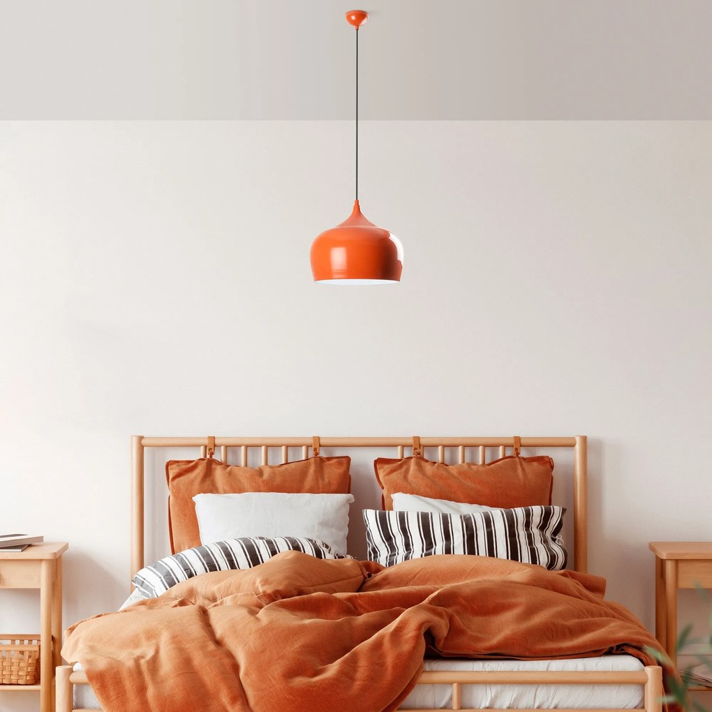Candeeiro de Teto Patine – Laranja – Ø28 h:29 cm