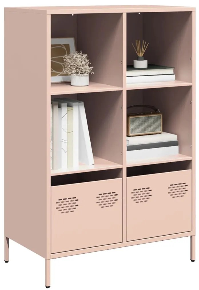 Móvel alto 68x39x103,5 cm aço rosa