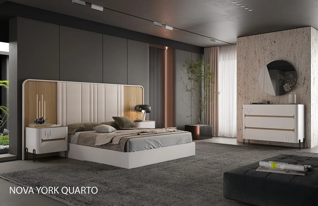 Quarto Nova York (Lacado I Personalizável) - elevatorio, 180x200 cm