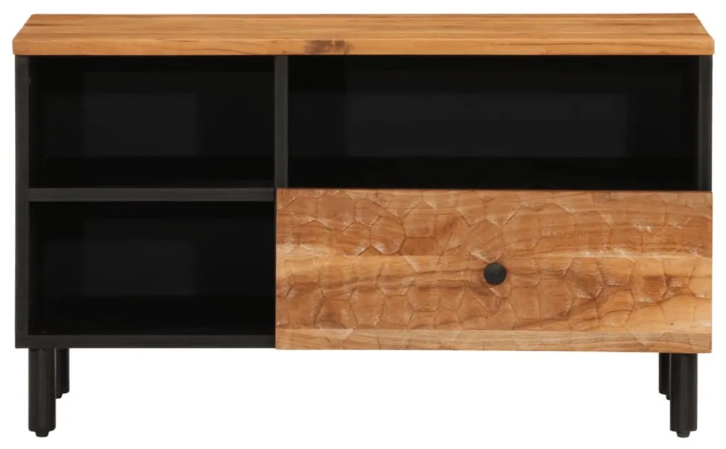 Móvel de TV 80x33x46 cm madeira de acácia maciça