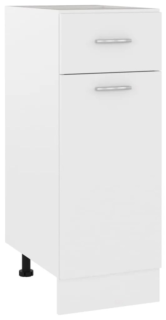 801204 vidaXL Armário inferior com gavetas 30x46x81,5 cm contraplacado branco