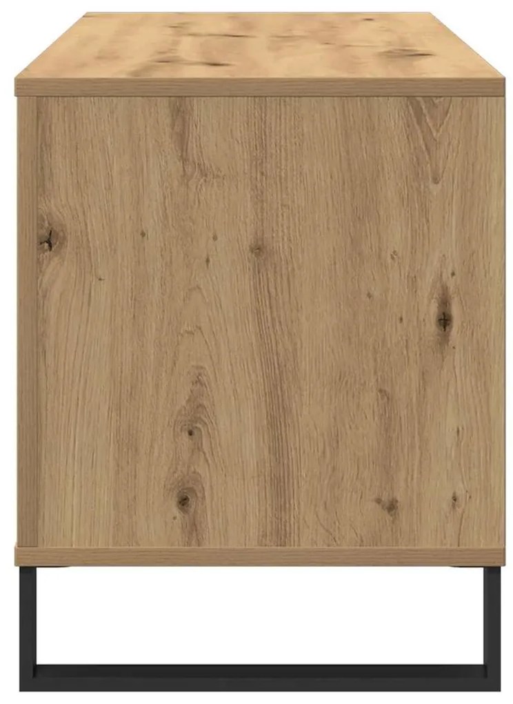 Armário de Registro vidaXL Carvalho Artesanal 100x38x48 cm Madeira Der