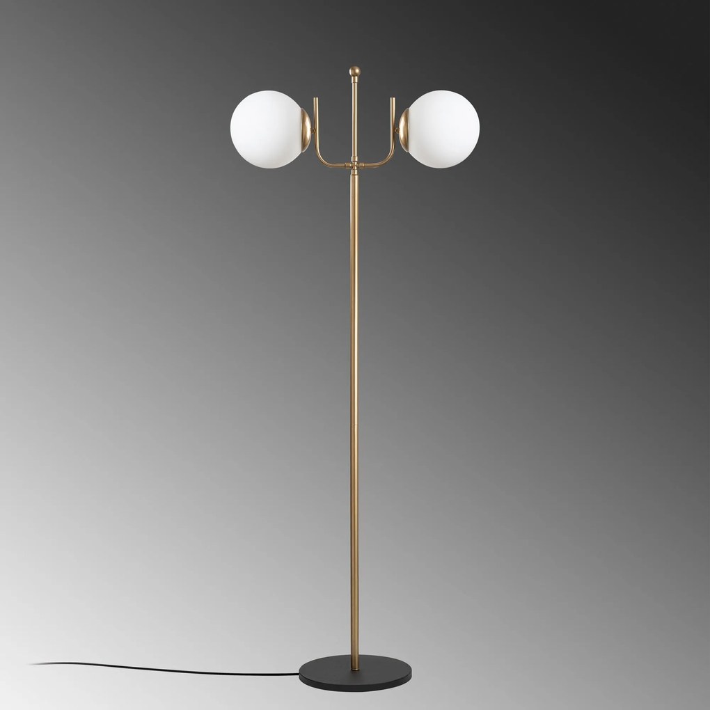 Candeeiro de Pé Antler – Dourado – 62 x 30 x 162 cm