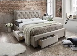 Cama de Casal BIA Bege - 160x200cm
