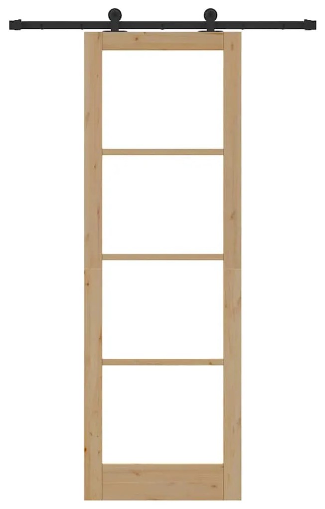 Porta de Correr vidaXL com Conjunto de Ferragens "ORKDAL" 78x232 cm