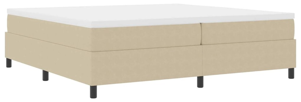 vidaXL Estrado de cama plataforma Cinza Verde 200 x 200 cm tecido