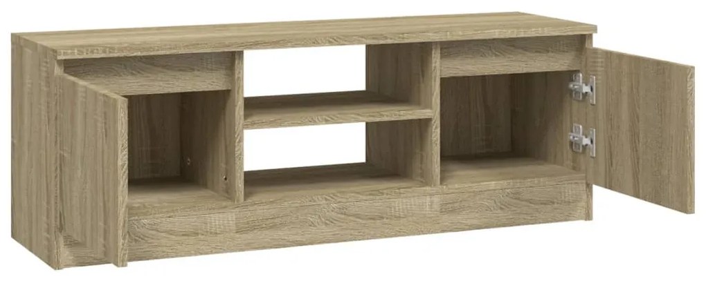 Móvel de TV com porta 102x30x36 cm carvalho sonoma