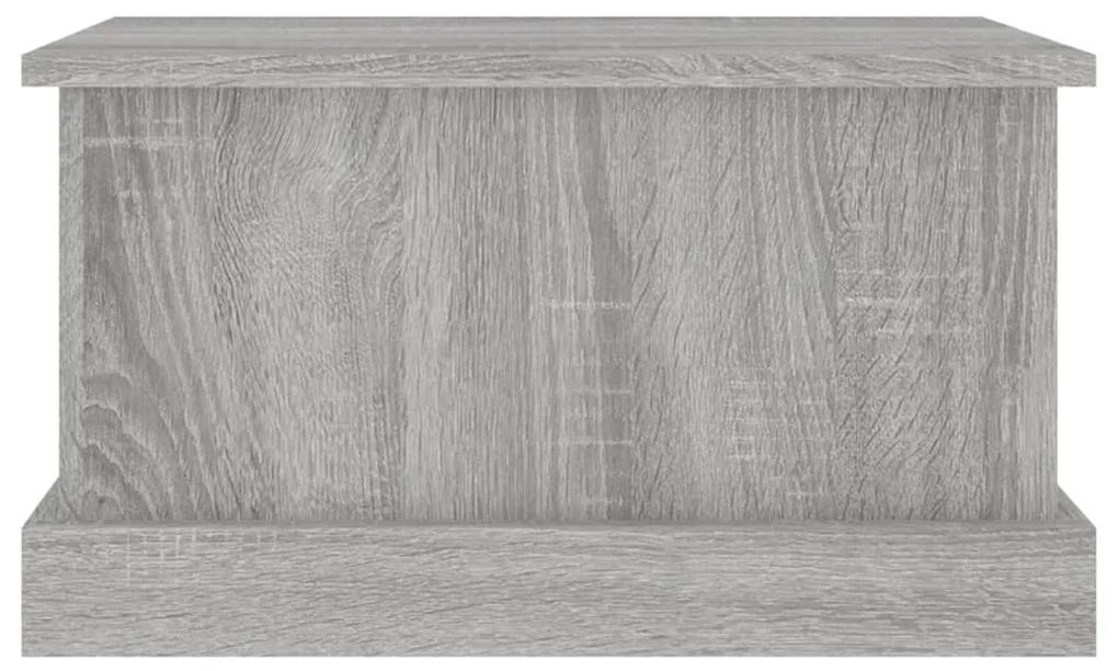 Caixa de arrumação 50x30x28 cm derivados madeira cinza sonoma