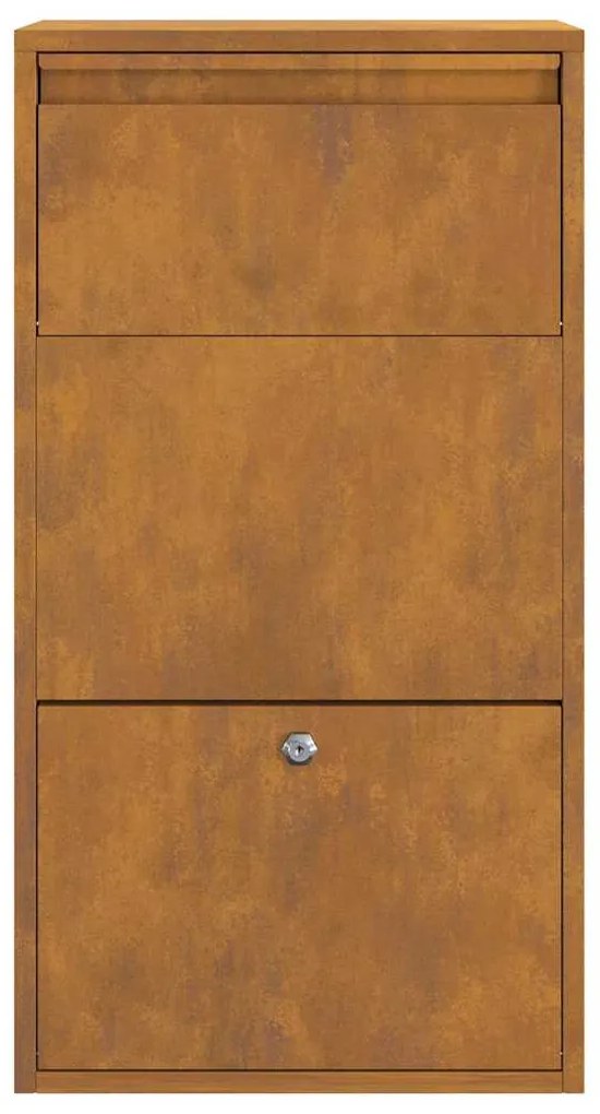 Caixa de Entrega de Pacotes 44x22x82 cm Aço Envelhecido