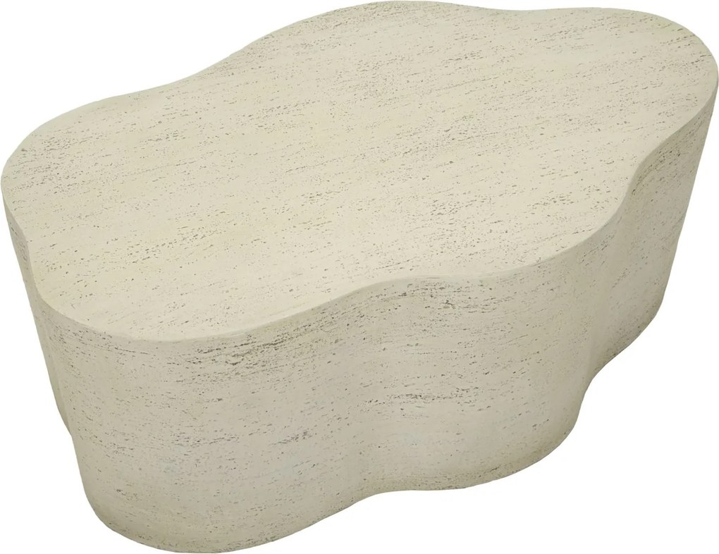 MESA DE CENTRO CLOUD 92,5X54,8X40 CM CREME