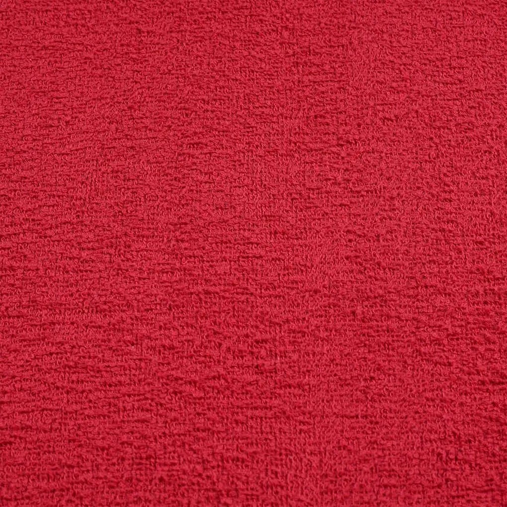 Toalhas de banho 2 pcs 100x150 cm 360 gsm 100% algodão vermelho