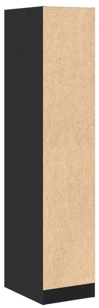 Armário boticário 30x41x144,5 cm derivados de madeira preto