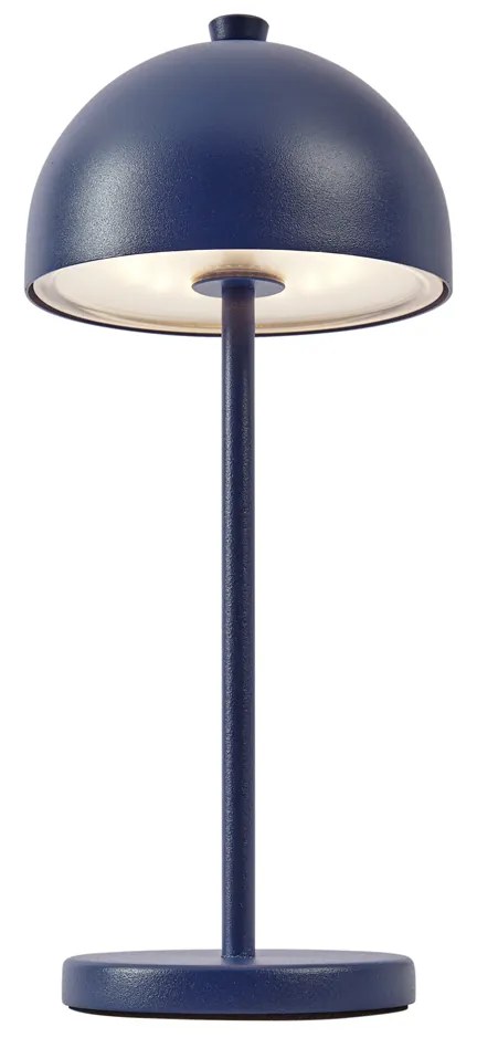 Candeeiro de mesa azul com LED IP54 recarregável com estação de carregamento - Squirrel Moderno