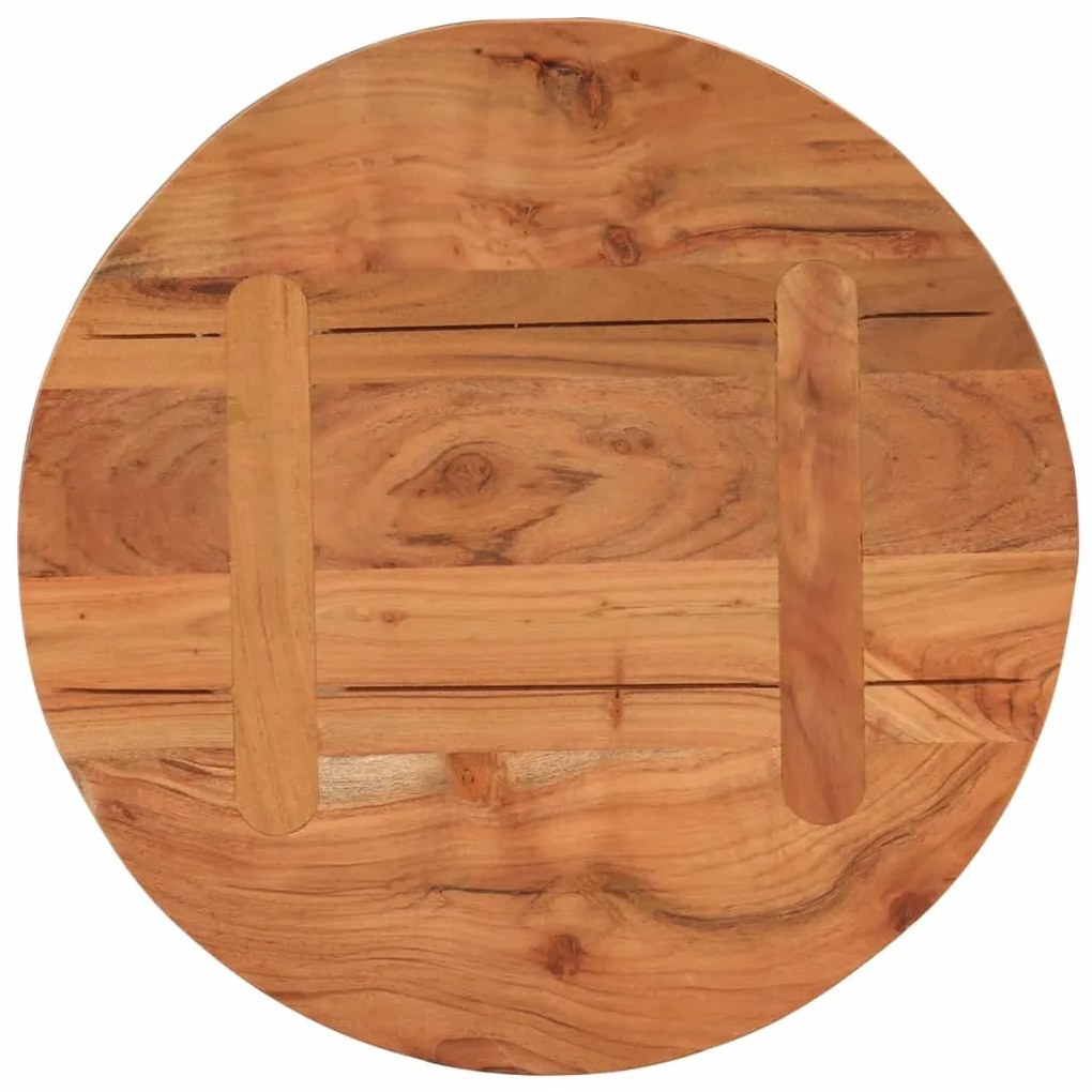 Tampo de mesa redondo Ø40x3,8 cm madeira de acácia maciça