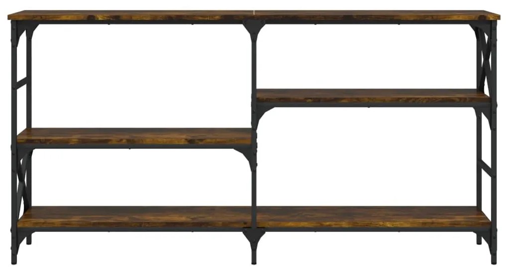 Mesa consola 150x29x76,5 cm derivados madeira carvalho fumado