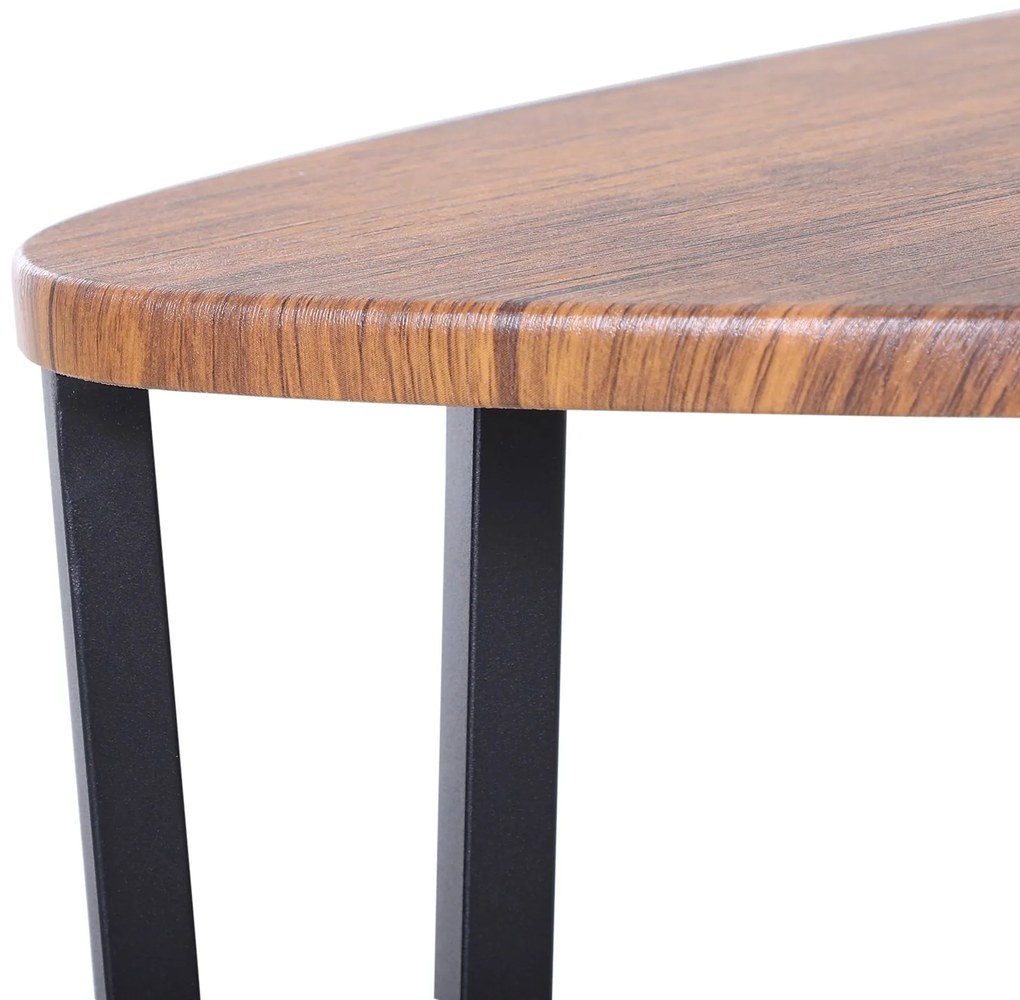 Conjunto de 3 Mesas de Café Nido Mesa de Café Moderna Mesa Auxiliar Me