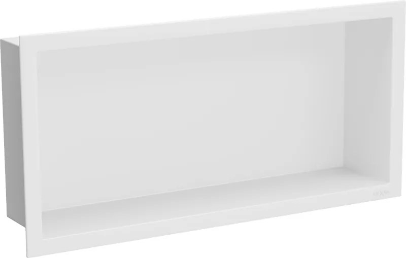 Mexen X-Wall-R prateleira embutida com flange 45 x 20 cm, branca - 1920452010