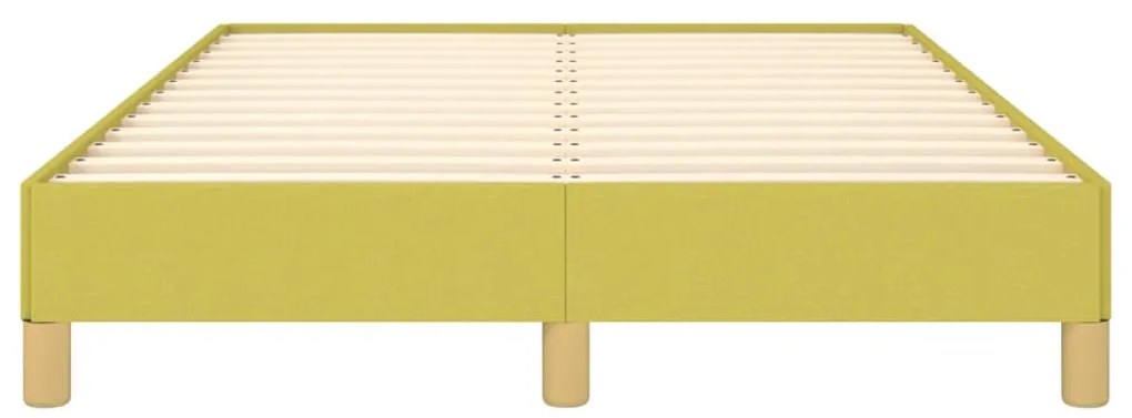 Estrutura de cama sem colchão 120x200 cm tecido verde